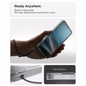 Spigen Ultra Hybrid S Mag MagSafe ümbris Samsung Galaxy S26+ - läbipaistev ja valge