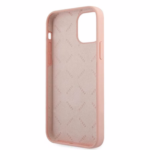 Guess GUHCP12MLSVSPG iPhone 12/12 Pro 6.1" roosa roosa/roosa roosa roosakas silikoonist korpus Vintage