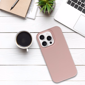Tel Protect Silicone Premium jaoks Iphone 16 Pro powder