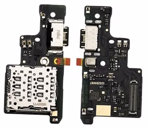 Flex Xiaomi Redmi Note 14 5G koos charging connector ja microphone, SIM card contact original (service pack)