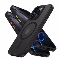 Tech-Protect MagMat Magsafe 3-set iPhone 16 Pro Max Ümbris - Matt Must