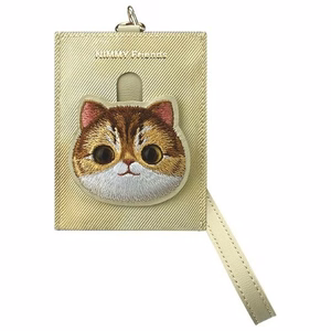 Nimmy Big Eyed Pet 2.0 Cat 3-in-1 Set: Phone Bag + Wallet + Tracker Ümbris - Beige