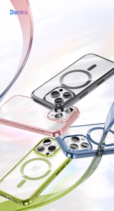 Benks Magnetic Lucent Pro ümbris iPhone 16 Pro roosa