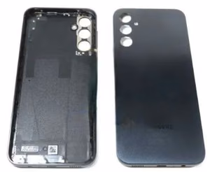 Samsung A145 A14 4G 2023 tagakaas, must (ilma kaameraklaasita), originaal (kasutatud, klass C)