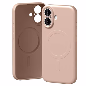 Mercury полусиликоновый Magsafe iPhone 17 розовый песок