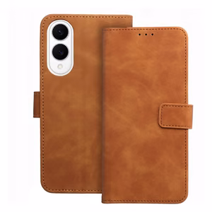 TENDER Book Ümbris jaoks SAMSUNG S25 Edge brown
