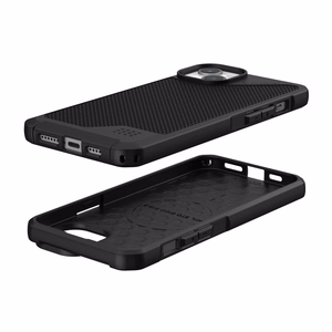 UAG Urban Armor Gear ümbris METROPOLIS LT compatible with MagSafe jaoks IPHONE 15 Plus kevlar must