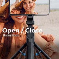 Selfie stick with Juhtmevaba remote control tripod with mirror SSTR-11 must