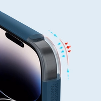 Nillkin Super Frosted Shield Pro ümbris iPhone 14 Pro Max tagaküljele sinine