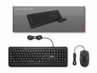 Lenovo 160 keyboard Mouse included Home/Office USB US English must