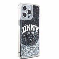 DKNY Liquid Glitter Big Logo iPhone 14 Pro Max Ümbris - Must
