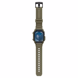 SPIGEN ümbris RUGGED ARMOR "PRO" jaoks APPLE Watch 10 (46 mm) vintage khaki