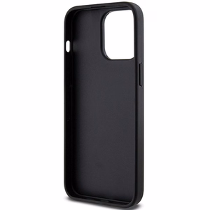 Karl Lagerfeld Gripstand Saffiano Choupette Pins ümbris jaoks iPhone 13 Pro Max - must