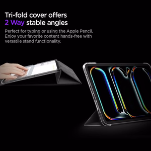 Spigen Liquid Air Folio ümbris iPad Pro 11" (2024) iPad Pro 11" (2025) - must