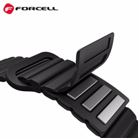 FORCELL F-DESIGN FX8 strap jaoks XIAOMI Mi Band 8 must