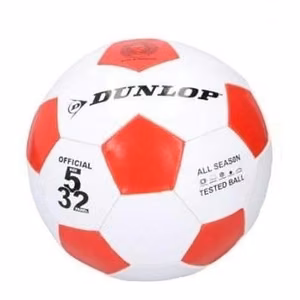 Dunlop football, size 5, Red