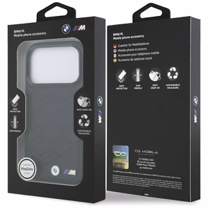 BMW M Shape Logo MagSafe Ümbris jaoks iPhone 17 Pro - Must