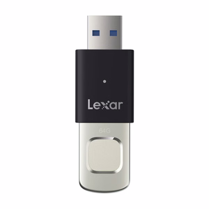 Lexar F35pro USB 3.2 64GB mälupulk sõrmejäljetuvastusega