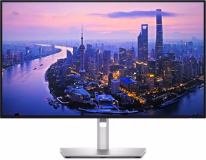 DELL UltraSharp U2725QE monitor 68.6 cm (27") 3840 x 2160 pixels 4K Ultra HD LCD must, hõbedane