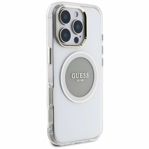 Guess IML Metal Colored Circle Classic Logo MagSafe ümbris jaoks iPhone 16 Pro - hall