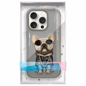 Nimmy Glasses Cool Dog Ümbris jaoks iPhone 16 Pro Max - Hall