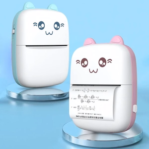 HURC9 Bluetooth Mini Kitty termoprinter rakendusega - sinine