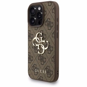Guess 4G Strap 4G Classic Logo Ümbris jaoks iPhone 16 Pro - Brown