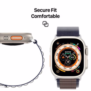 DUX DUCIS strap GS nylon jaoks Apple Watch 42 / 44 / 45 / 49 mm indigo