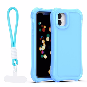 Safepop ümbris rihmaga iPhone 11 jaoks sinine