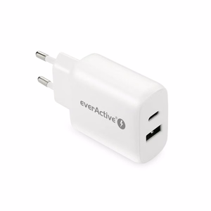 Laadija 1 x USB Quick Charge 3.0, 1 x USB-C PD PPS 25W valge