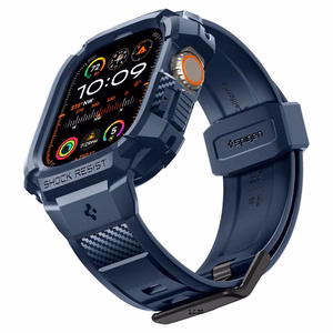 Spigen Rugged Armor Pro Ümbris jaoks Apple Watch Ultra 1 / 2 (49mm) - tumesinine