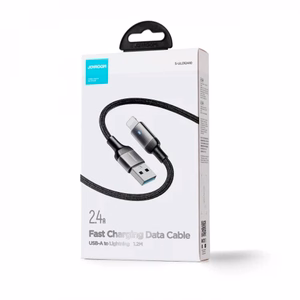 Joyroom Extraordinary Series A10 USB-A / Lightning 2.4A Cable 1.2 m - Black