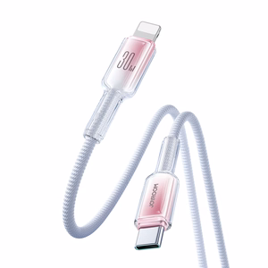 Kaabel USB-C Lightning Joyroom S-A42 30W 1.2m biały