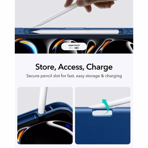 ESR Flip Hybrid Ümbris jaoks iPad Pro 13” 7 / 8 / 2024-2025 - Navy sinine