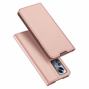 Dux Ducis Skin Pro Holster Cover Flip Cover Xiaomi 12 Pro jaoks roosa