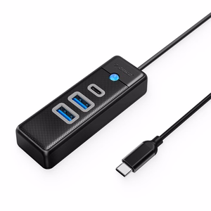 Orico PWC2U-C3 3-port USB hub 2x USB-A 3.0 1x USB-C 3.0 0.15 m - black