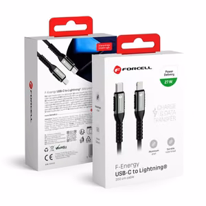 Kaabel USB C to Lightning Forcell F-Energy PD 3A 27W Cafule 2 m C259 must