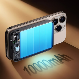Joyroom JR-PBM02 Powerbank 22.5W 10000mAh 3in1 magnetiline induktiivne ühilduv MagSafe sisseehitatud kaabliga - must