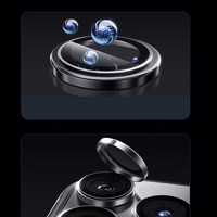 Benks Tempered glass Glass Warrior Metal Lens Protector on camera jaoks Iphone 17 (lens 2 pieces) must