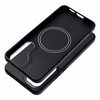 Ümbris jaoks Samsung S25 Carbon Elite Mag Cover compatible with MagSafe must