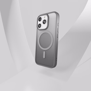 Puro Gradient MagSafe Silicone Ümbris jaoks iPhone 16 Pro - Hõbedane