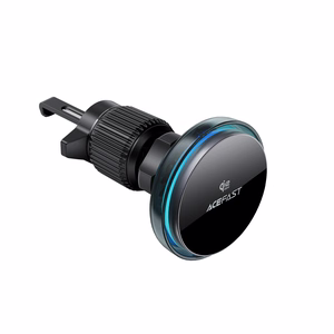 Acefast D61 magnetiline auto õhutusava hoidik Qi2 25 W juhtmevaba laadimisega, hall