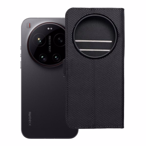 Чехол-книжка 4Card RFID для Xiaomi 17 ULTRA с защитой от кражи, из технологичной ткани, черный