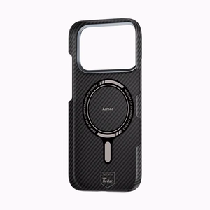 Benks Magnetic Armor Air Kevlar Чехол Metal Frame 600D (0069) для Iphone 17 Pro чёрный