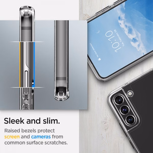 Spigen Ultra hübriidkott Samsung Galaxy S22 jaoks - läbipaistev