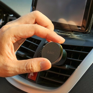 Car phone holder Hoco CA81 for using on ventilation grille, magnetic, black