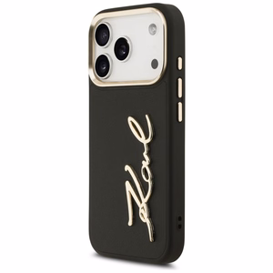 Karl Lagerfeld Karl Script Logo Ümbris jaoks iPhone 17 Pro - Must