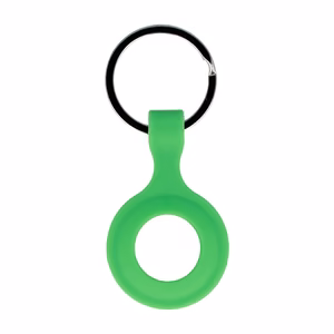Silikoon key ring jaoks Airtag roheline