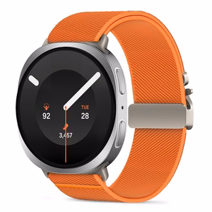 Tech-Protect Nylon Clasp rihm mudelile Samsung Galaxy Watch 40/44/46 mm – oranž