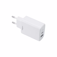 Maxlife MXTC-10-20AC PD QC laadija 1x USB-C 1x USB 20W valge